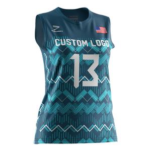 Fabricante de Ropa Deportiva con Impresión, Camisetas de Voleibol de Secado Rápido, Diseños de Ropa para Chicas, Camisetas de Voleibol - Product Image 3