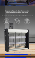 Usine Prix 4W 6W 8W 10W Portable UV Lumière LED Électrique Bug Zapper Mosquito Killer Lampe pour Camping En Plein Air Intérieur