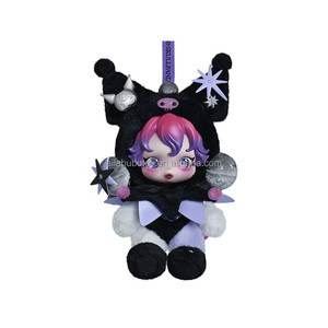 Muñeca <span class=keywords><strong>Original</strong></span> de la Serie Skullpanda, Decoración de Moda, Colección, Modelo, Adorno de Escritorio, Juguete con Rostro de Vinilo, Lindo Colgante - Product Image 4