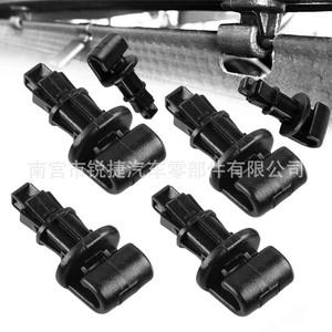 Honda Acura Odyssey Sunshade <b>Hooks</b> Clips Rear Window <b>Plastic</b> Nylon POMPP Buckle Installation - Product Image 2