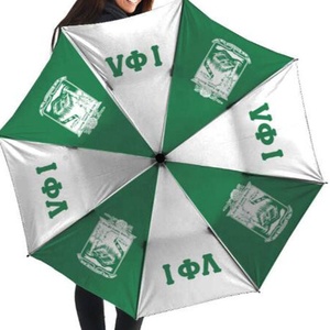 <span class=keywords><strong>Parapluie</strong></span> transparent imprimé en couleur numérique, Sigma Gamma Rho Philo Affiliate 1943, or et blanc, imprimé en couleur intégrale, sororité - Product Image 4