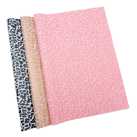 Papier de soie personnalisé écologique biodégradable et recyclable à motif léopard pour emballage cadeau et chaussures - Double face