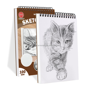 <span class=keywords><strong>Carnet</strong></span> <span class=keywords><strong>de</strong></span> <span class=keywords><strong>croquis</strong></span> A4 à spirale pour <span class=keywords><strong>artiste</strong></span> avec logo personnalisable, papier 100 g/m², idéal pour la pratique quotidienne et le dessin - Product Image 2