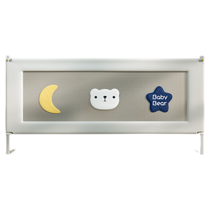 Yiluo 2023A Folding Oxford Material Baby Safety Queen <strong>Bed</strong> <strong>Frame</strong> Rails Guard Protection Fence Breathable 120cm Crib <strong>Railing</strong> CN - Product Image 2