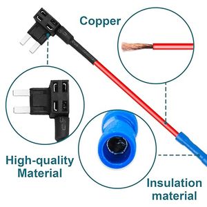 14-22AWG ATO/Mini/profil bas/Micro 2 <span class=keywords><strong>fusible</strong></span> robinet pour Circuit de voiture 25A 32V 1 broche lame boîte accessoire pas cher Add-On - Product Image 4