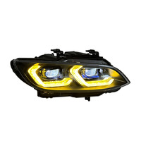 أنظمة إضاءة أمامية من SJC لسيارات BMW الفئة 3 E92 E93 2006-2009، ترقية المصابيح الأمامية باللونين الأصفر والأبيض، سهلة التركيب