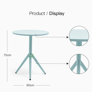 (E9968) ngoài trời nhôm đúc chân tròn bàn ăn đồ nội thất nhà hàng - Product Image 2