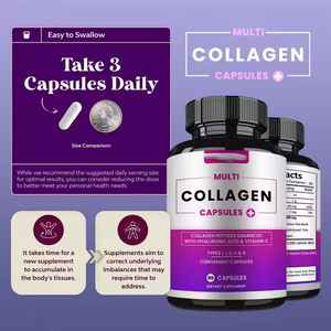 Özel etiket çok kollajen Penptides geliştirilmiş hyaluronik asit vitamini Optimal <span class=keywords><strong>Anti</strong></span>-<span class=keywords><strong>Aging</strong></span> güzellik geliştirme kapsül yetişkinler - Product Image 5