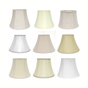 <span class=keywords><strong>Paralume</strong></span> in tessuto all'ingrosso per lampada da tavolo hotel e luce da pavimento <span class=keywords><strong>paralume</strong></span> in lino tondo naturale retrò - Product Image 2