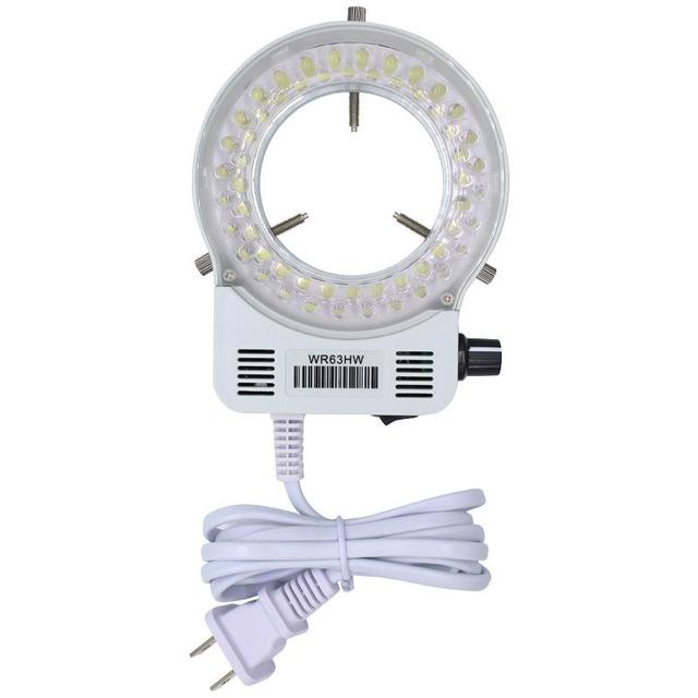 Microscope LED Ring Light Lamp for Microscope Circle Light Industrial Camera Source EU Plug