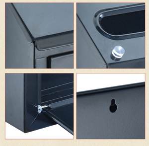 Gabinete <span class=keywords><strong>de</strong></span> almacenamiento <span class=keywords><strong>de</strong></span> metal galvanizado tamaño pequeño estilo simple buzones montados en la pared para exteriores <span class=keywords><strong>precio</strong></span> barato - Product Image 3