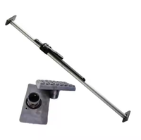 Barre de chargement à cliquet de haute qualité à finition lisse pour la protection des marchandises, barre de chargement en acier pour camion et conteneur, 89"-104"