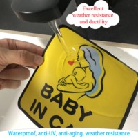 Autocollants magnétiques en PVC personnalisés, résistants aux UV, imperméables, aimants de voiture sûrs, conception personnalisée OEM, imprimés décoratifs et amusants