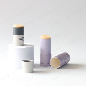 Tubo per balsamo per labbra 5g di cartone kraft organico 100% imballaggi privi di plastica - Product Image 2