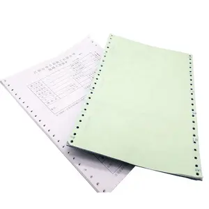 Kunden spezifischer Druck Quittung farbe 50g/m² CFB-Rechnung Carbon less Copy Paper Sheet