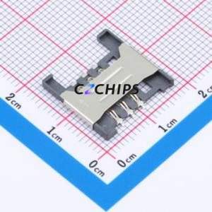 HYCW209-SIM06-180B SIM Card Connector SMD Connector Plug-In Type Mini SIM Card Card Holder No Card Detection - Product Image 1