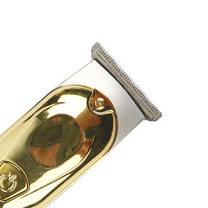 Máquina de Barbería Eléctrica Profesional Recargable Dorada al por Mayor con Carga USB, Batería de Litio y Longitudes Ajustables para Hombres - Product Image 2