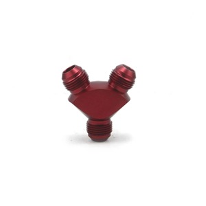 Conector de línea de combustible tipo Y de aleación de aluminio AN6 AN8 AN10 para modificación de automóviles - Product Image 2