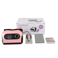 Lime à ongles électrique de bureau multicolore, perceuse à ongles professionnelle, meuleuse à ongles 35000 tr/min pour le retrait des ongles, fournitures pour ongles
