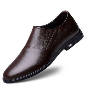 Chaussures habillées de luxe en cuir souple de haute qualité, à lacets, bout carré, respirantes, antidérapantes et légères pour hommes, tailles 37-45 - Product Image 6