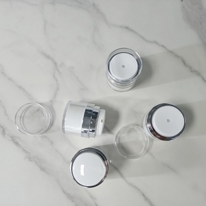 Envase Acrílico de Lujo de 15g 30g 50g 100g, Botella Airless Recargable, Envase Airless con Bomba para Cosméticos, Envase Airless para Crema de Cuidado Personal, Envase Airless de Plástico - Product Image 3