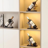 Porte-bouteilles Violent Bear, ornement de luxe léger pour la décoration de la maison, pour bar, meuble TV, salon