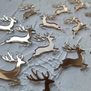 น้ำผึ้งและความหวาน ของตกแต่งเค้กอะคริลิคคริสต์มาส โลโก้สุขสันต์วันคริสต์มาส ท็อปเปอร์คัพเค้ก อุปกรณ์จัดงานปาร์ตี้วันหยุด - Product Image 5