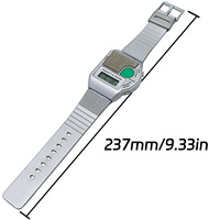 El reloj parlante atómico se configura para personas con discapacidad visual o personas mayores LCD Big Number Reloj parlante fácil de leer para personas mayores
