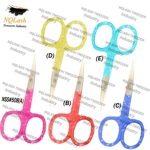 NQLASH — ciseaux pour faux-cils et sourcils, lot de 1 pièce, en acier inoxydable, pince à épiler, nouveauté, couleur transparente - Product Image 4