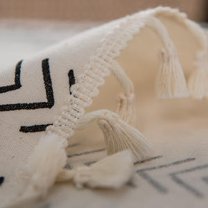 Bohemian Style Cotton Linen Rectangular <b>Tablecloth</b> Waterproof For Hotel Use Custom OEM Wholesale - Product Image 5