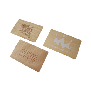 Tùy chỉnh thân thiện với môi phân hủy 13.56MHz <span class=keywords><strong>RFID</strong></span> NFC thẻ kinh doanh bằng gỗ biểu tượng tùy chỉnh laser-khắc không thấm nước cho khách sạn - Product Image 3