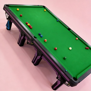 Mesa de Billar y Snooker de 12 pies, Lista para Enviar, con Pizarra Negra para Campeonatos Mundiales - Product Image 3