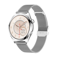 TKYUAN 2025 femmes Relogio montre intelligente 1.27 pouces affichage 250mAh batterie appel téléphonique Message rappel Fitness Tracker Smartwatch