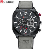Montre-bracelet chronographe CURREN 8398, calendrier, sport, homme, montre à quartz, marque haut de gamme, luxe, originale, montre masculine d'affaires