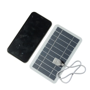 Panneau <span class=keywords><strong>solaire</strong></span> monocristallin 2W 5V Power Bank <span class=keywords><strong>Chargeur</strong></span> <span class=keywords><strong>solaire</strong></span> extérieur pour <span class=keywords><strong>iPhone</strong></span> Android Chargement USB étanche certifié CE - Product Image 3
