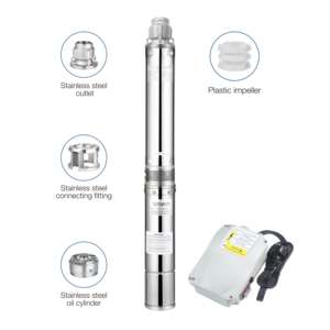 DAYUAN Alto flujo 304 Acero inoxidable Extracción de agua de pozo profundo Bomba sumergible de agua de pozo profundo - Product Image 2
