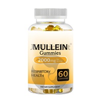 Gummies de molène végétaliennes Julong pour la santé respiratoire des adultes, renforcement du système immunitaire et soutien à la purification pulmonaire OEM/ODM