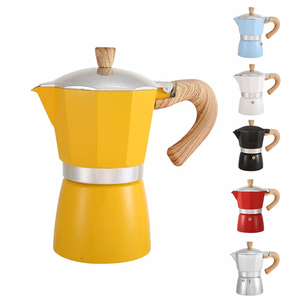 Cafetera Eléctrica Portátil de Acero Inoxidable para Negocios, Tipo Moka, 300 ml, 3-6 Tazas, Gran Capacidad, Venta al Por Mayor - Product Image 1