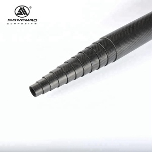 Mastro telescópico de capacidade elevada 8m 10m 30m customizável Polos da antena da fibra de vidro do comprimento - Product Image 1