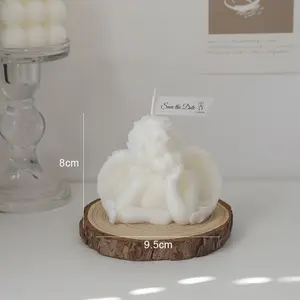 Benutzer definierte Neuheit Engel Baby geformte Soja Wachs gemischt Duft kerze für Hochzeits geschenk Home Decoration und religiöse Aktivitäten