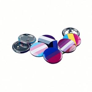 Cadeaux promotionnels en gros, fournisseur de badges métalliques, logo personnalisé, épingles à bouton rondes en étain - Product Image 1