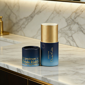 Tubes en carton biodégradable et durables pour baume à lèvres et déodorant, emballage cosmétique personnalisé avec logo imprimé - Product Image 4