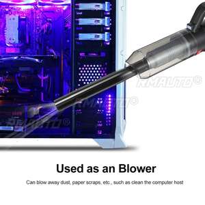 2 in 1 Portable Car <b>Vacuum</b> <b>Cleaner</b> 1250W 6000pa Wet/Dry Auto Blower <b>Cleaner</b> <b>Mini</b> Handheld Air Compressor for Home Vehicles - Product Image 4