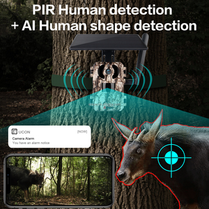 4mp Solar Powered 4G Outdoor Infrared Wildlife <strong>Nature</strong> Hunting Trail Security <strong>Camera</strong> Animal Trap Game <strong>Camera</strong> - Product Image 6