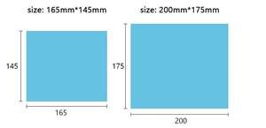 2 pièces/ensemble <span class=keywords><strong>Film</strong></span> hydrophobe étanche pour rétroviseur de voiture Anti-buée Anti-pluie pour fenêtre de voiture - Product Image 6
