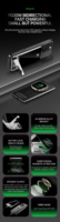 Paket Baterai Magnetik Aluminium 5000mAh Tren 2026, Pengisi Daya Nirkabel 15W dan Berkabel 20W dengan Layar LED untuk iPhone 5000mAh