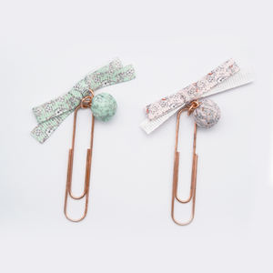 <span class=keywords><strong>Clip</strong></span> per carta con fiocco diverse forme simpatica graffetta per pianificatore - Product Image 6