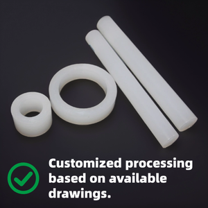 PCTFEロッドバー10mm 20mm 50mm、ポリクロロトリフルオロエチレン丸棒、耐薬品性加工材料 - Product Image 3