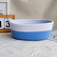 Panier de rangement en coton tissé, vente en gros, paille, jouet pour bébé, conteneur à linge, vêtements, paniers