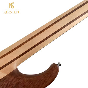 Hochwertige 43-Zoll E-Bassgitarre, 6-Saiter, 24 Bünde, Korpus aus Zebranoholz & Okoumé, Hals aus kanadischem Ahorn - Product Image 5